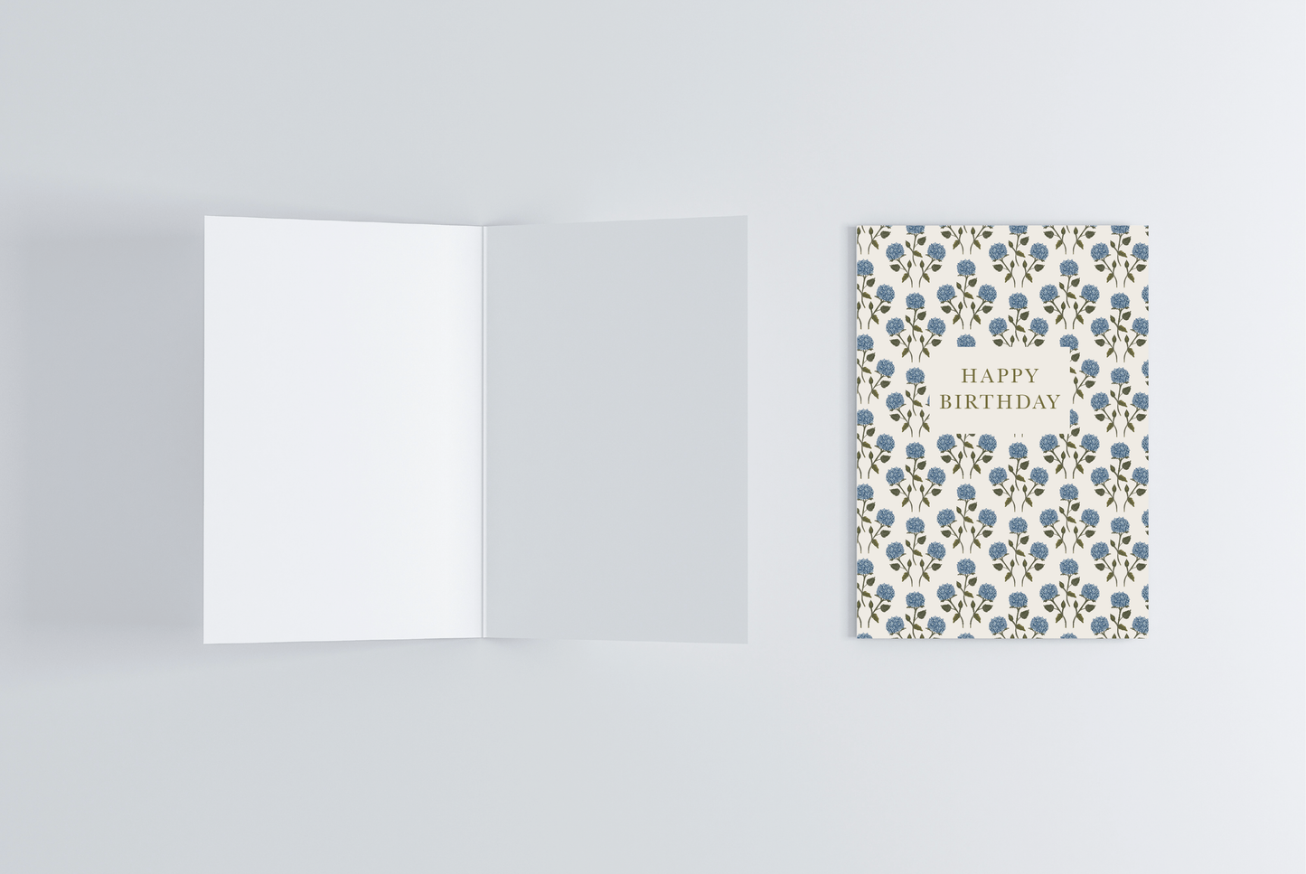 Hydrangea Birthday Card