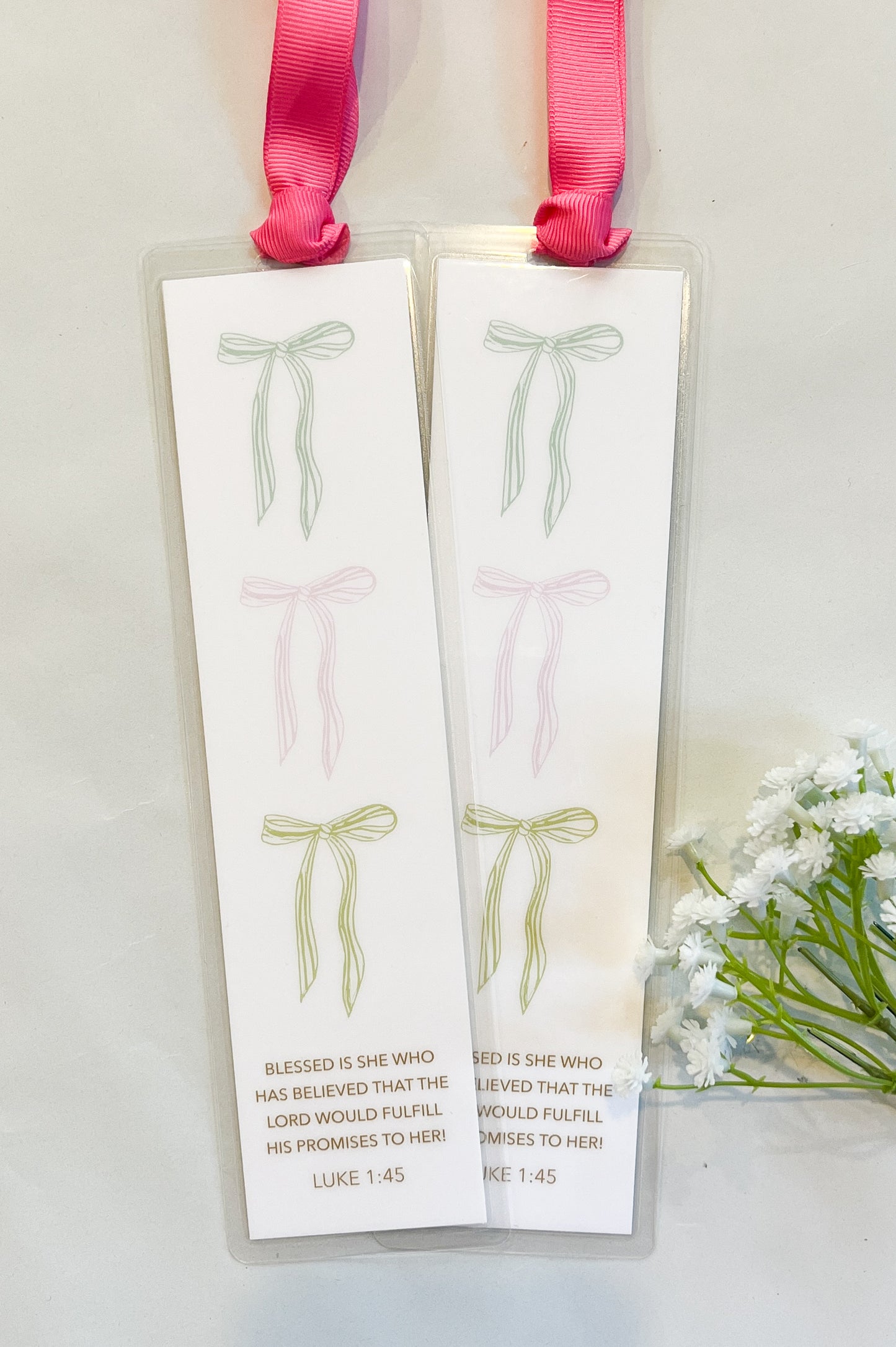Pastel Bow Bookmark