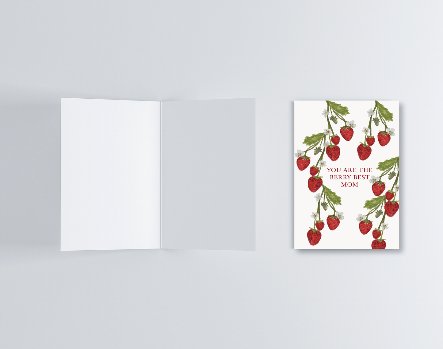 Strawberry Notecard