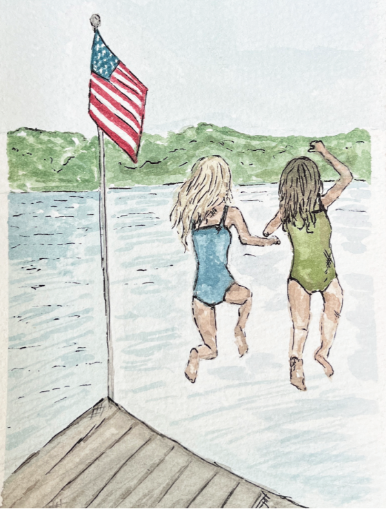 Lake Days Print