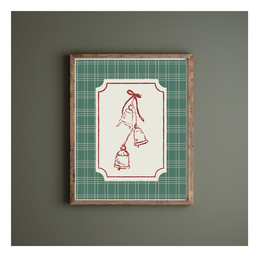 Christmas Bells Art Print