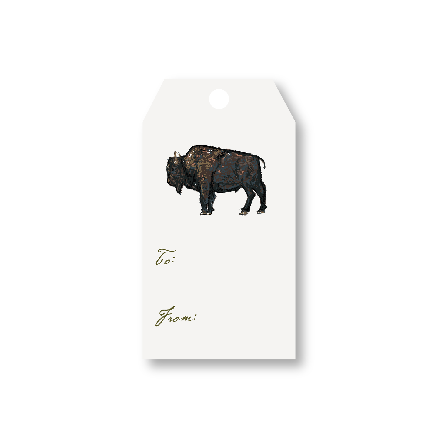 Buffalo Gift Tags