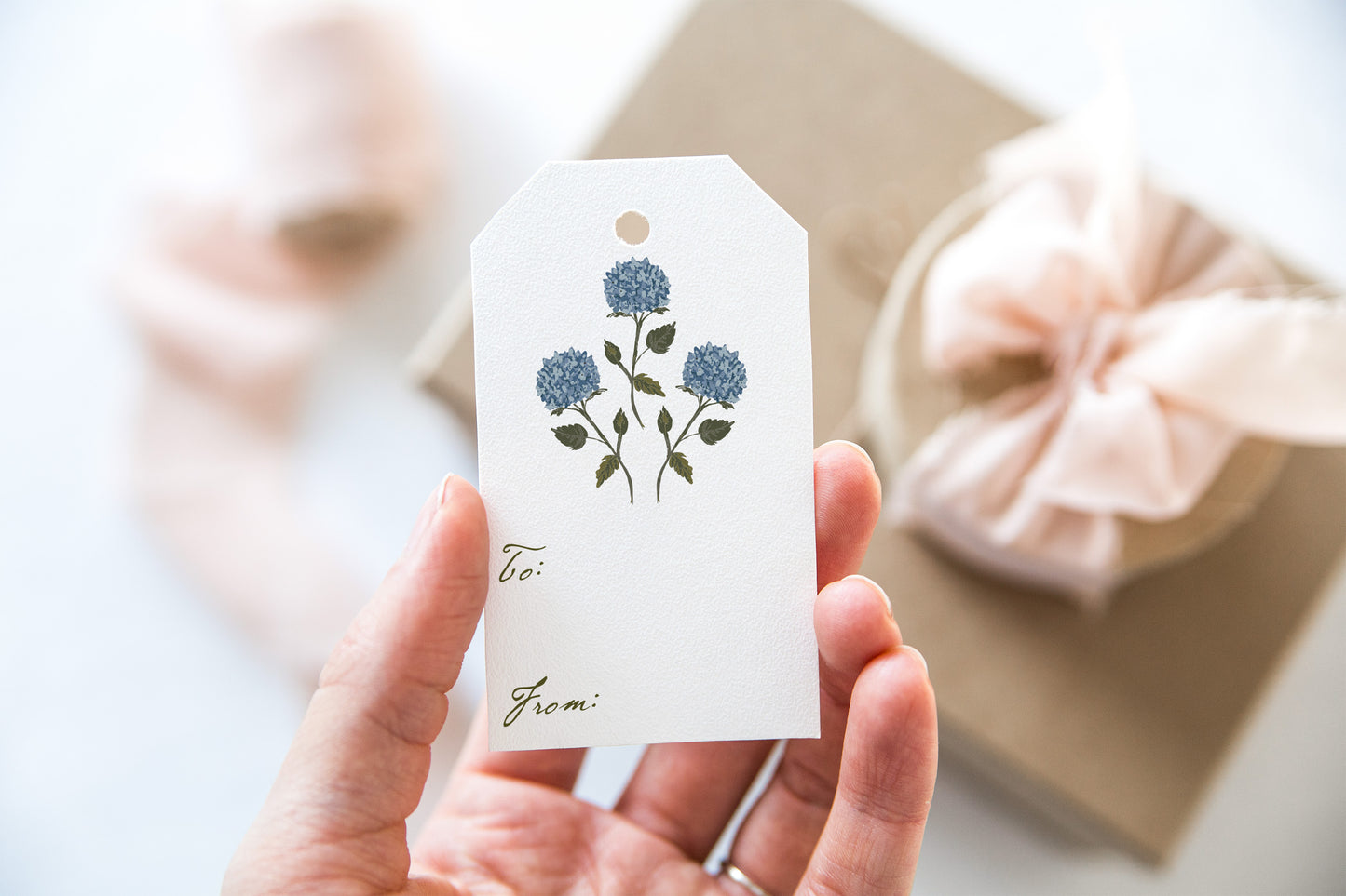 Hydrangea Gift Tags