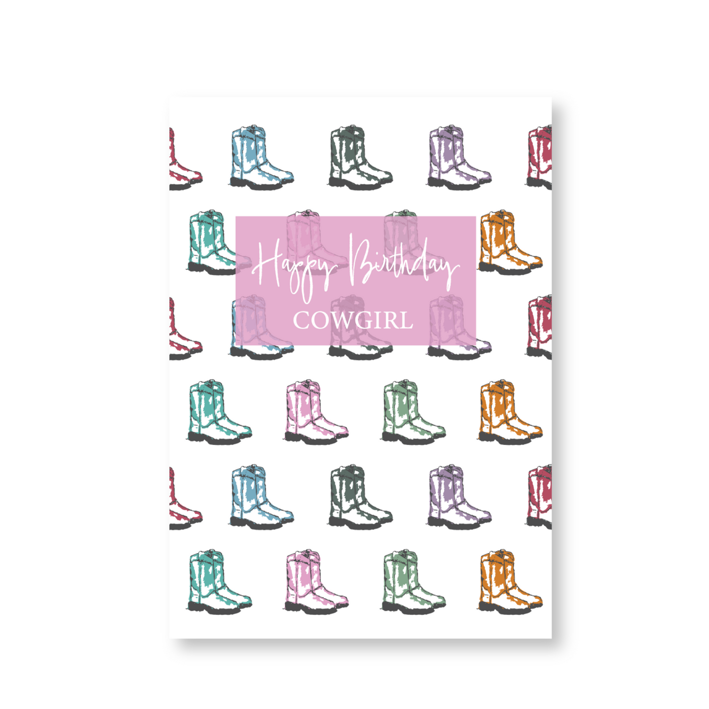 Cowgirl Birthday Card