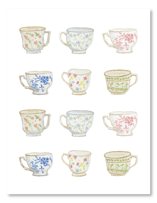 Teacups Print