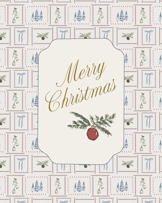 Merry Christmas Art print