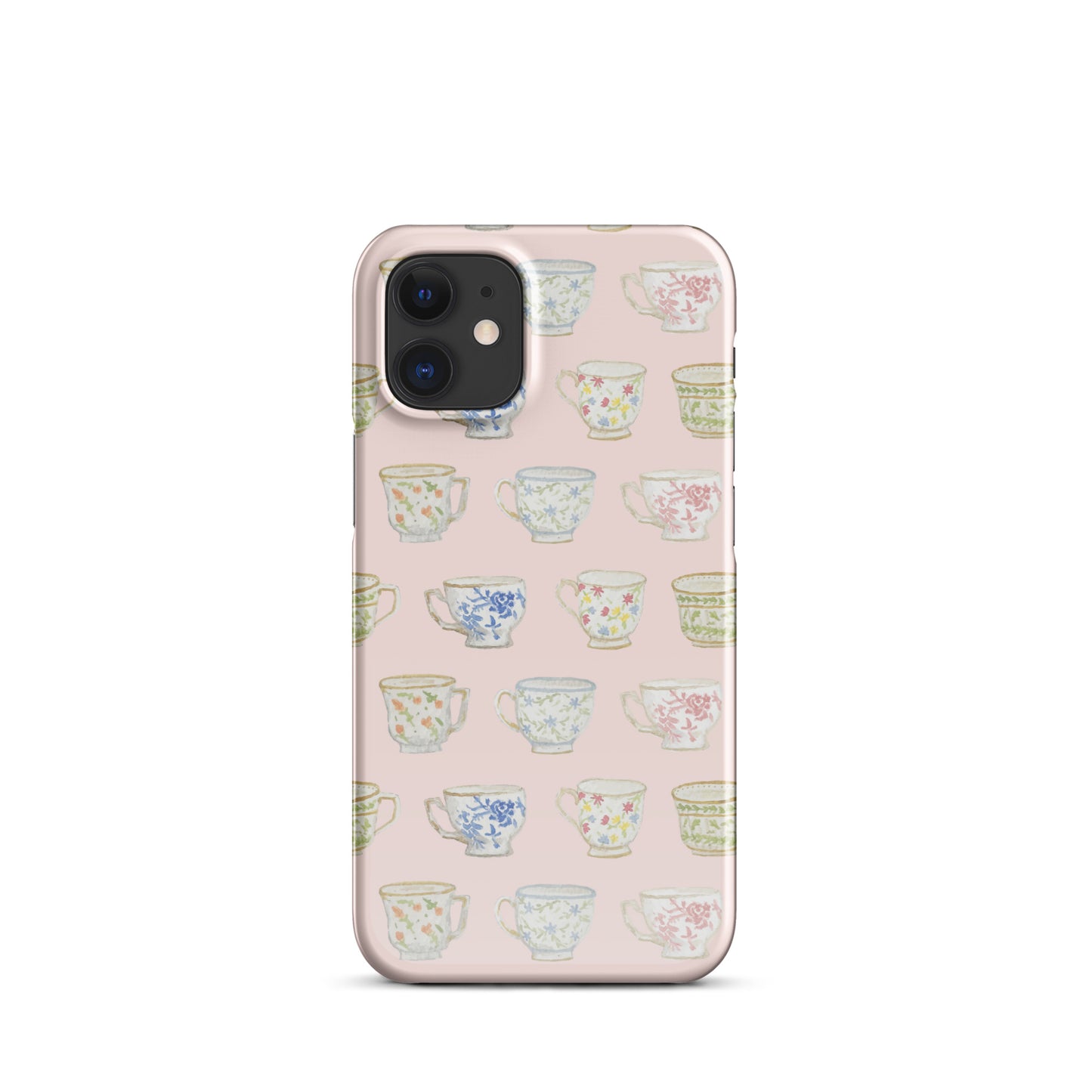 Pink Watercolor Tea Cups IPhone Case