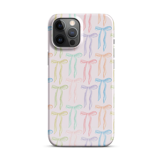 Pink Pastel Bow IPhone Case
