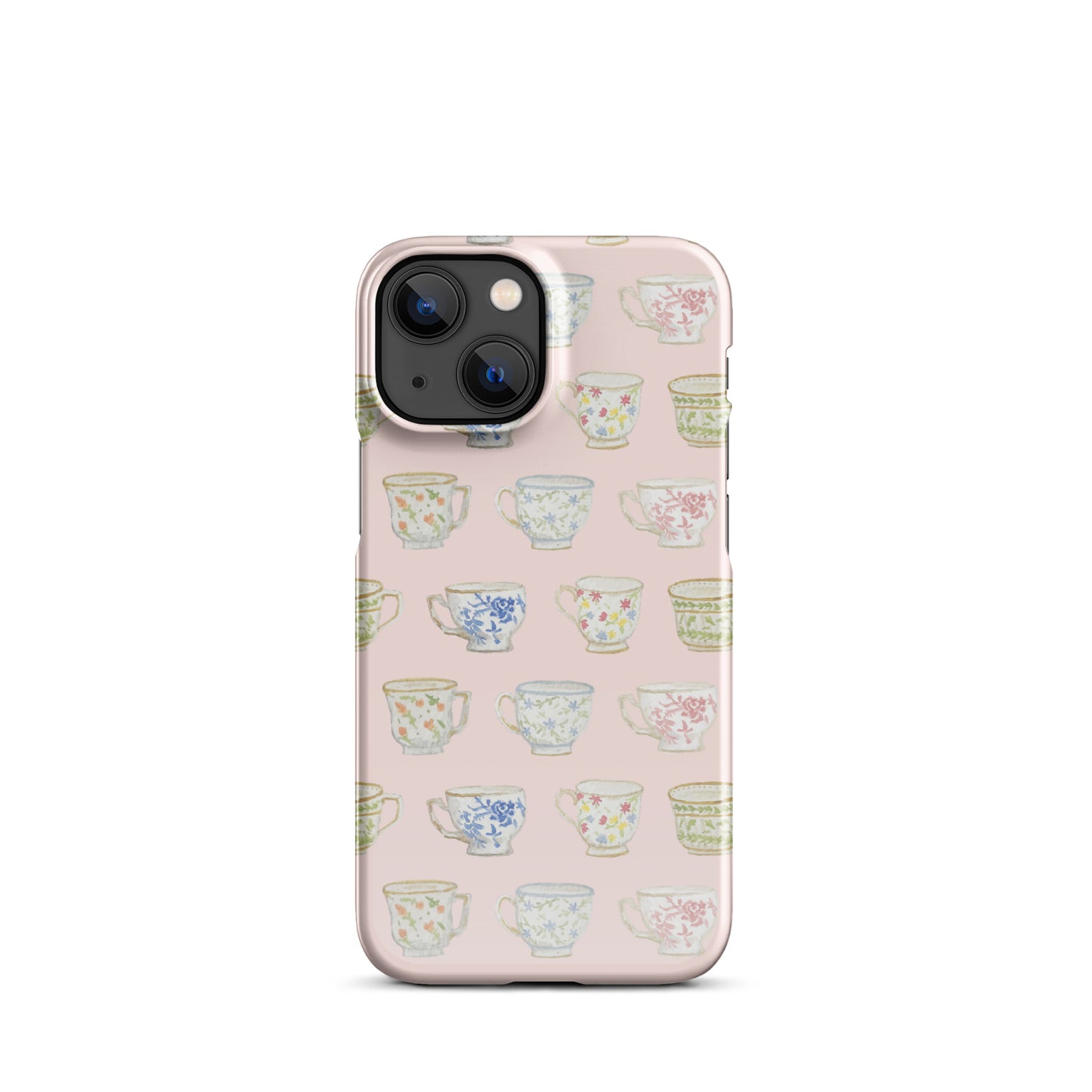 Pink Watercolor Tea Cups IPhone Case